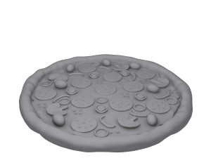 pizza cartoon 3D-Modell