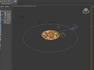 pizza cartoon 3D-Modell