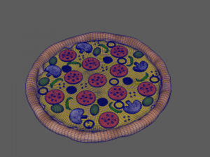 pizza cartoon 3D-Modell