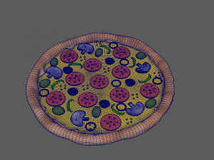 Pizza cartoon 3D Model