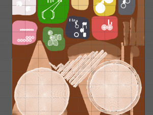 pizza cartoon 3D-Modell