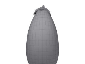 eggplant cartoon 02 3D Модель