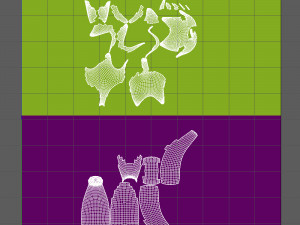 eggplant cartoon 02 3D Модель