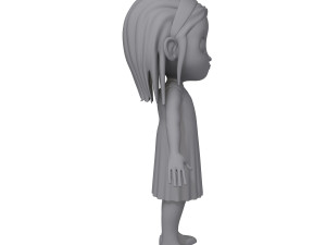 girl 04 cartoon Modelo 3D