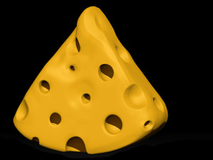 cheese cartoon 3d print 3D Model