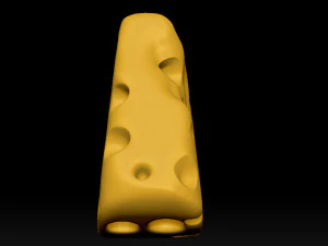 Cheese cartoon 3d print 3D Model