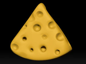 Cheese cartoon 3d print 3D Model