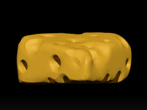 Cheese cartoon 3d print 3D Model
