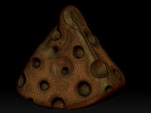 Cheese cartoon 3d print 3D Model