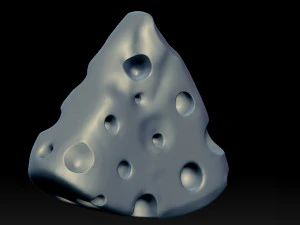 Cheese cartoon 3d print 3D Model