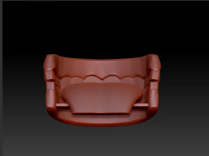 Human mouth teeth cartoon 3d print 3D Model