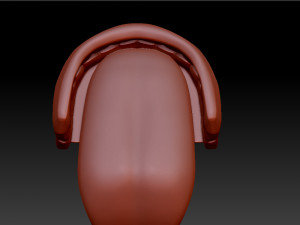 human mouth teeth cartoon 3d print 3D 모델