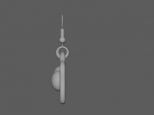 fried eggs earrings for 3d printing 3D मॉडल