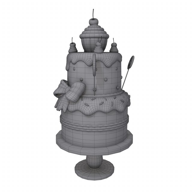 Cake Decorating Accessories 3D Model $39 - .3ds .blend .c4d .fbx .max .ma  .lxo .obj - Free3D