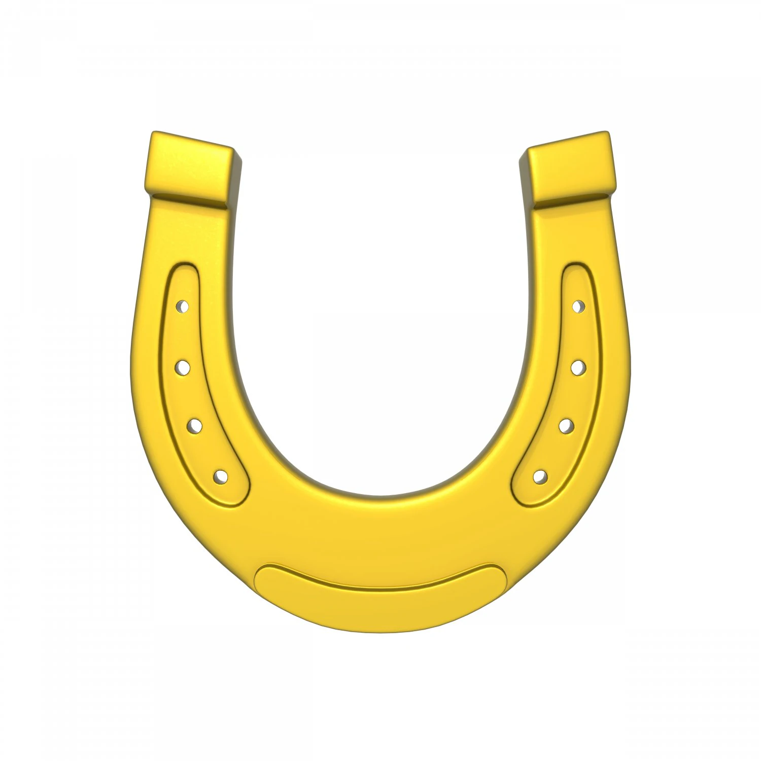 Horseshoe cartoon 3D Model .c4d .max .obj .3ds .fbx .stl .blend 