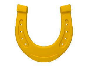 horseshoe cartoon 3D Model