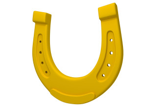 horseshoe cartoon 3D Model