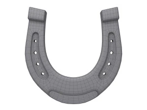 Horseshoe cartoon 3D Model