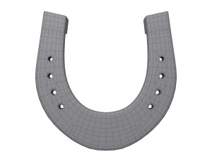 Horseshoe cartoon 3D Model