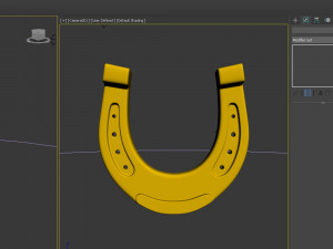 horseshoe cartoon 3D Model