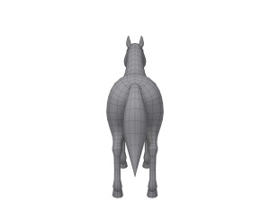 horse cartoon Modelo 3D