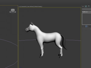 horse cartoon Modelo 3D