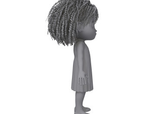 girl 05 cartoon 3D Модель