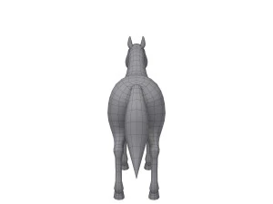 rysunek konia 02 Model 3D