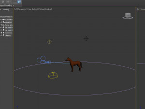 horse cartoon 02 Modelo 3D