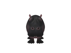 hippopotamus cartoon Modelo 3D