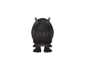 hippopotamus cartoon 3D Model