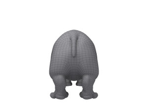 hippopotamus cartoon Modelo 3D