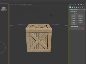 Wooden box 3D Model