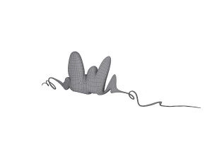 nuvola 04 cartone animato Modello 3D