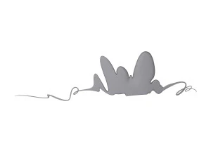 nuvola 04 cartone animato Modello 3D