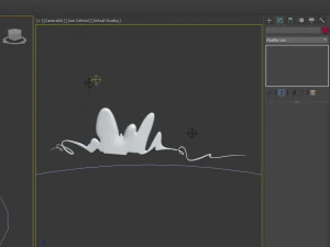nuvola 04 cartone animato Modello 3D