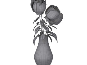 roses cartoon Modelo 3D
