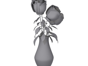 roses cartoon Modelo 3D
