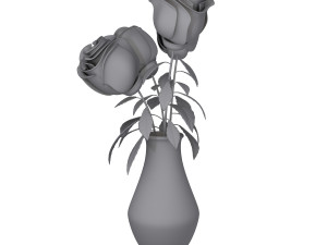 roses cartoon Modelo 3D