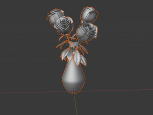 roses cartoon Modelo 3D