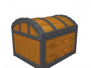 treasure chest cartoon 3D Model