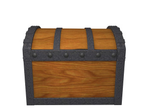 treasure chest cartoon Modelo 3D