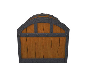 treasure chest cartoon Modelo 3D