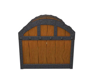 treasure chest cartoon 3D Model