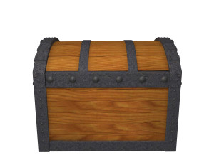 treasure chest cartoon Modelo 3D