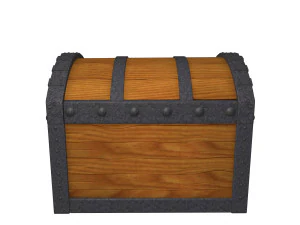 treasure chest cartoon 3D Model