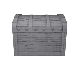 treasure chest cartoon 3D Model
