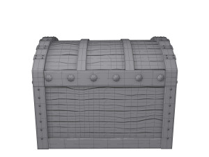 treasure chest cartoon Modelo 3D