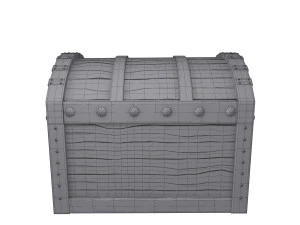 treasure chest cartoon 3D Model