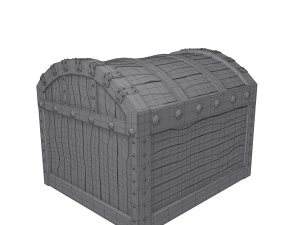 treasure chest cartoon 3D Model